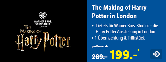 The Making of Harry Potter in London, p.P. ab 199€