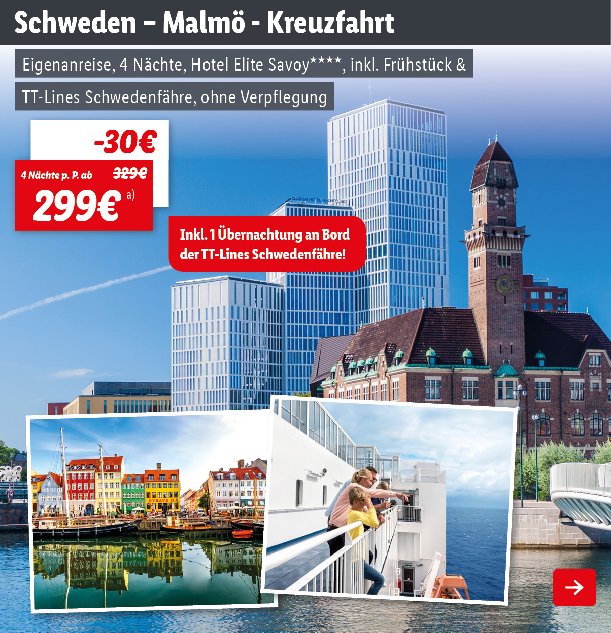 Schweden - Malmö - Kreuzfahrt