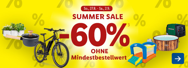 60% im Summer Sale
