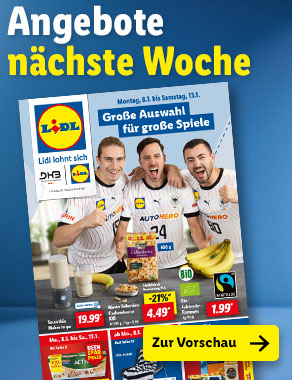 Angebotsprospekt nächste Woche