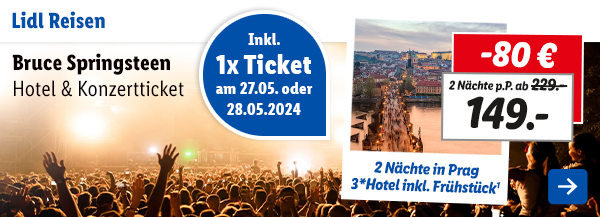 Lidl Reisen: Bruce Springsteen