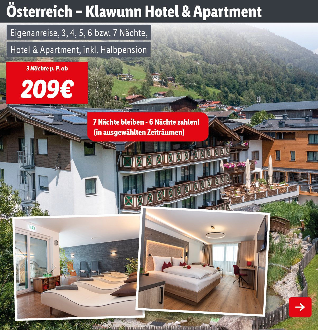 Österreich - Salzburger Land - Kaprun - Klawunn | Hotel & Apartment