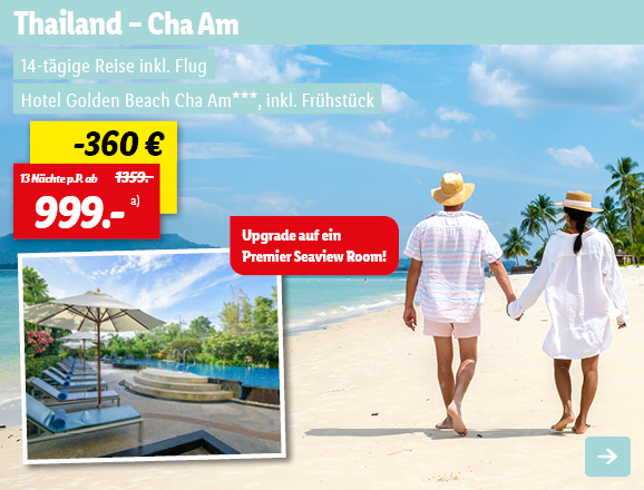 Thailand, 13 Nächte p.P. ab 999€