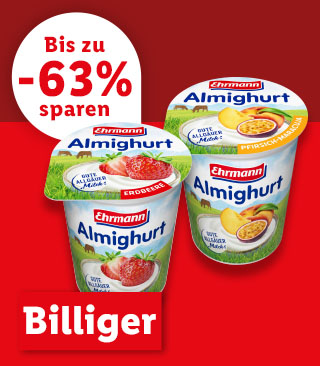 Billiger | Ab Montag, 4.11.