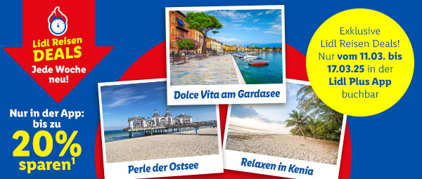 Lidl Plus Lidl Reisen Deals