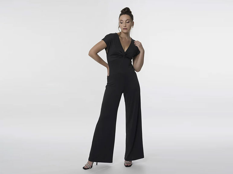 esmara® Damen Jumpsuit mit edlem Schimmereffekt