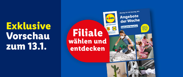 Exklusive Vorschau der Angebote