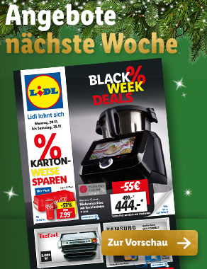 Angebotsprospekt nächste Woche