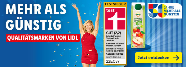 Qualitätsmarken von Lidl | Ab Montag, 7.8.