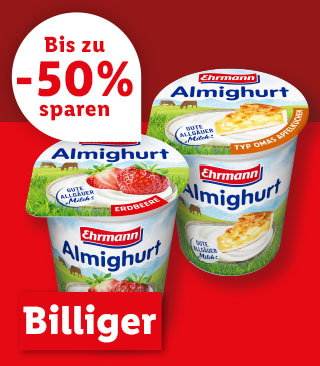 Billiger | Ab Montag, 7.10.