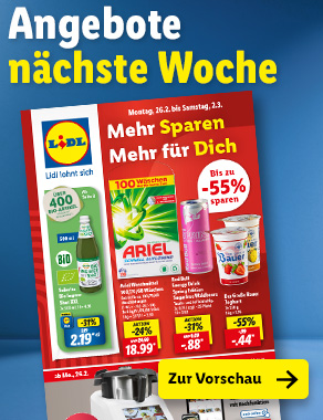 Angebotsprospekt nächste Woche