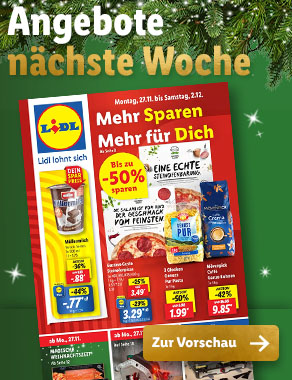 Angebotsprospekt nächste Woche