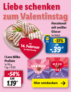 Liebe schenken zum Valentinstag