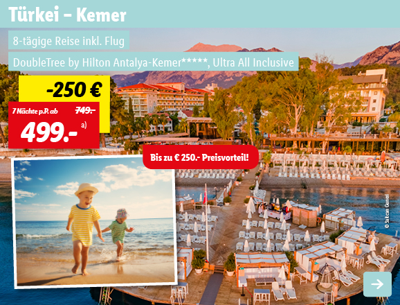Türkei - Kemer, 7 Nächte p.P. ab 499€