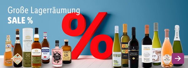 Wein & Spirituosen: Lagerräumung