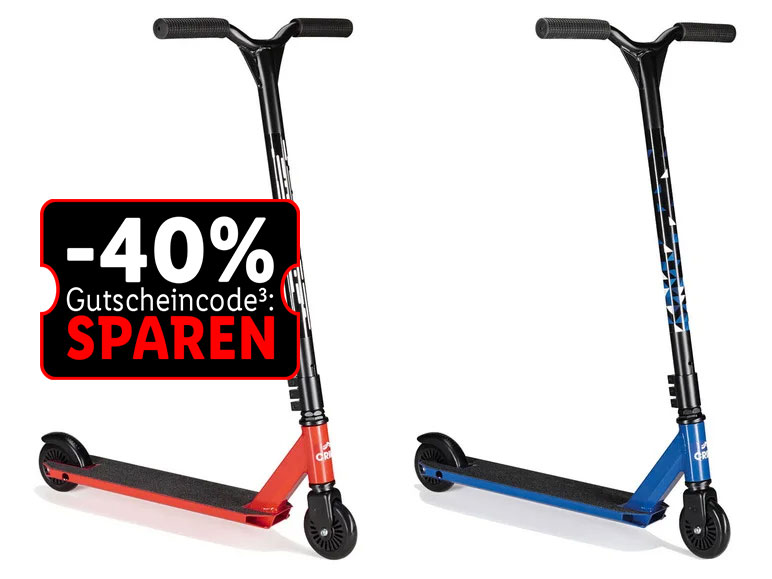 CRIVIT Stuntscooter, mit 3-fach-Verschraubung
