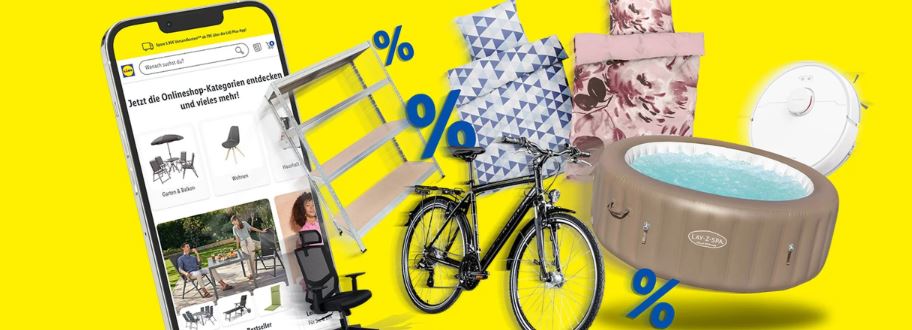 Aktionen bei Lidl, laufend Aktionen auf sämtliche Sparten