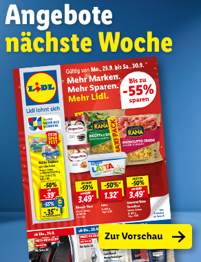 Angebotsprospekt nächste Woche