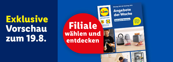 Exklusive Vorschau der Angebote
