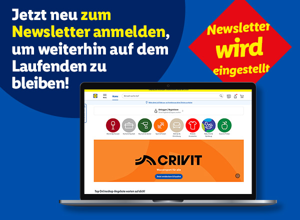 Jetzt neu zum Newsletter anmelden, um weiterhin auf dem Laufenden zu bleiben!