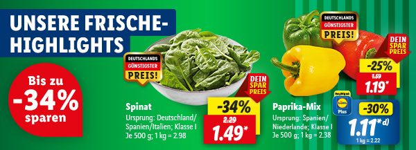 Unsere Frische | Ab Montag, 23.10.