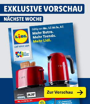 Angebotsprospekt nächste Woche