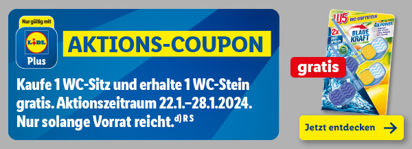 AKTIONS-COUPON nur gültig mit Lidl Plus