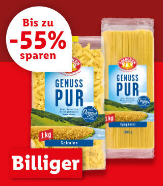 Billiger | Ab Montag, 21.10.