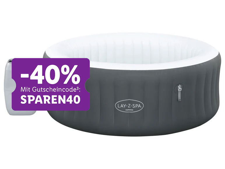 Bestway LAY-Z-SPA® Whirlpool »Kokos AirJet«, mit 120 Luftdüsen, 180 x 66 cm