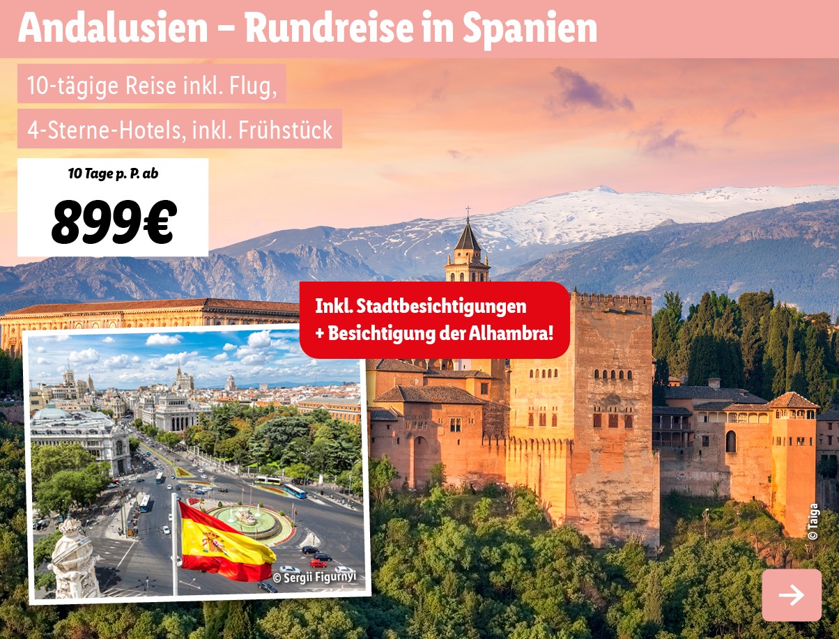 Andalusien - Rundreise in Spanien
