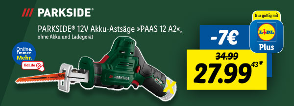 Online Parkside Deal
