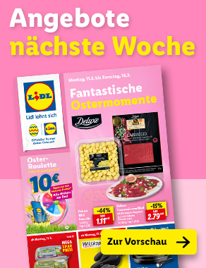Angebotsprospekt nächste Woche