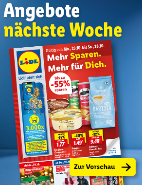 Angebotsprospekt nächste Woche