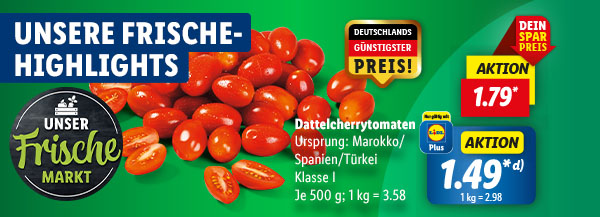 Unsere Frische | Ab Montag, 5.2.