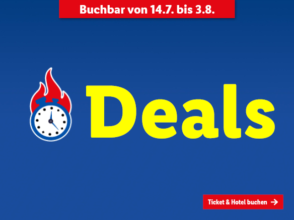 Lidl Reisen Deals. Buchbar vom 14.7. bis 3.8. Ticket & Hotel jetzt buchen!