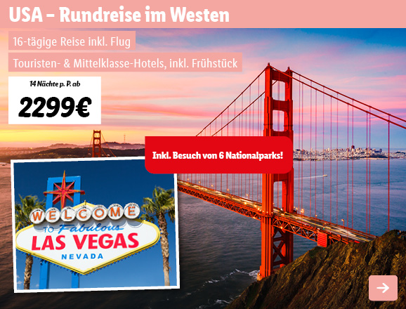 USA – Rundreise im Westen