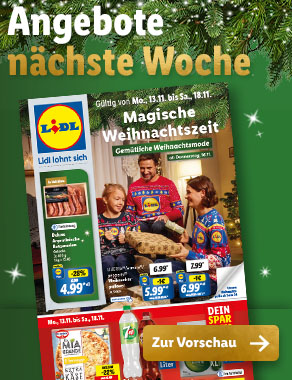 Angebotsprospekt nächste Woche