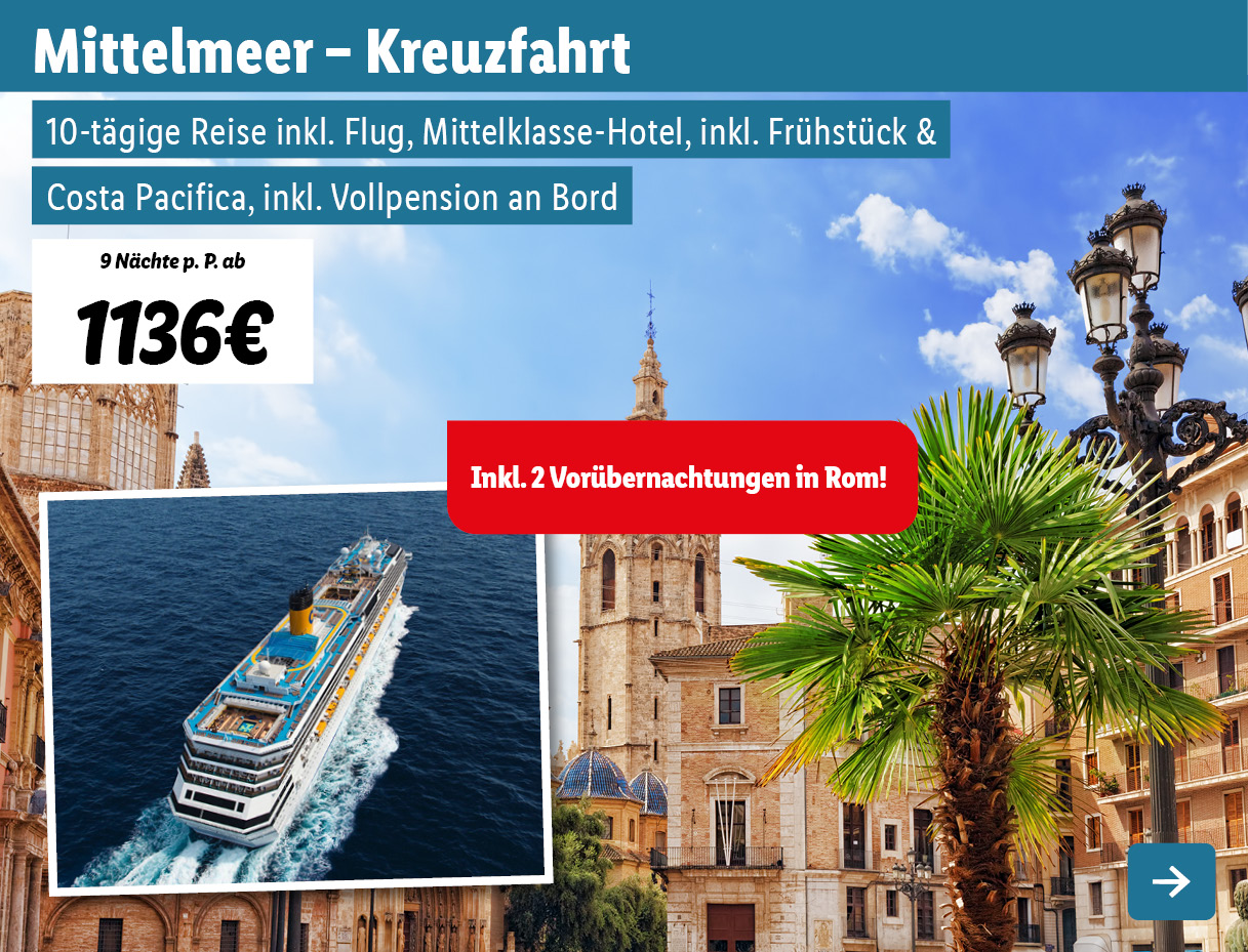 Mittelmeer - Kreuzfahrt