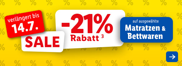 SALE: Matratzen und Bettwaren