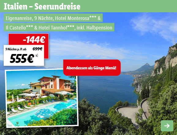 Italien Seenrundreise