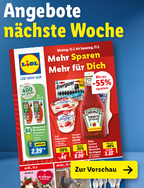 Angebotsprospekt nächste Woche