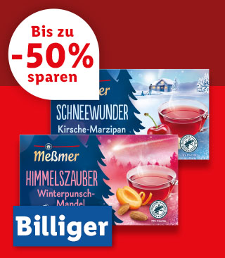 Billiger | Ab Mittwoch, 30.10.