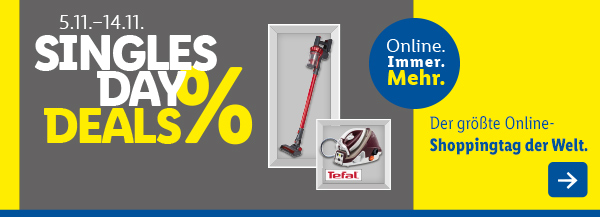 Singles Day Deals | 5.11. - 14.11.