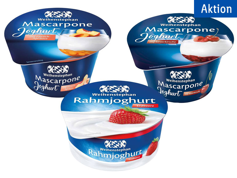 Weihenstephan Rahmjoghurt/ Mascarponejoghurt