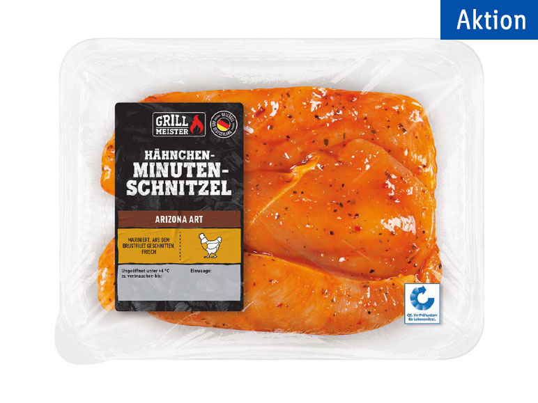 Metzgerfrisch Hähnchen-Minutenschnitzel