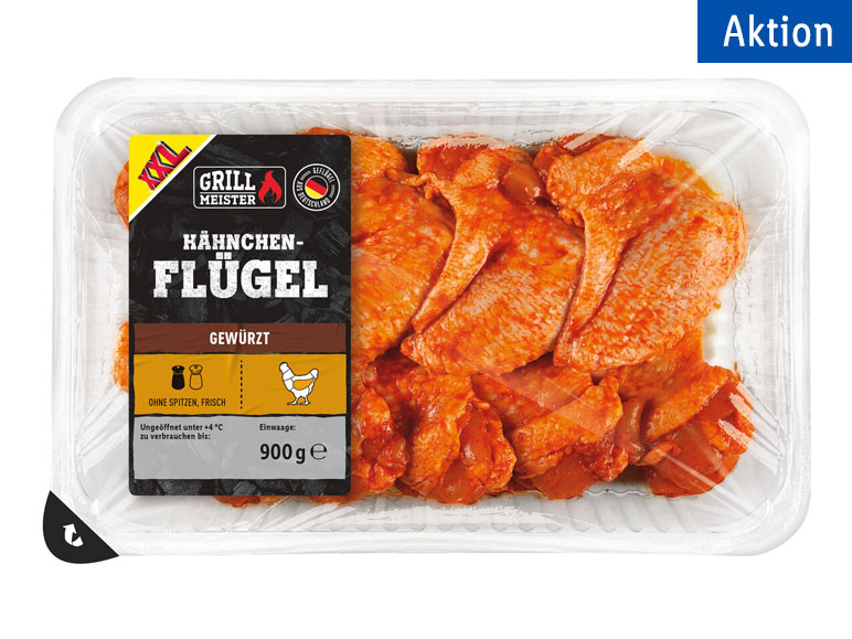 Grillmeister Hähnchenflügel XXL