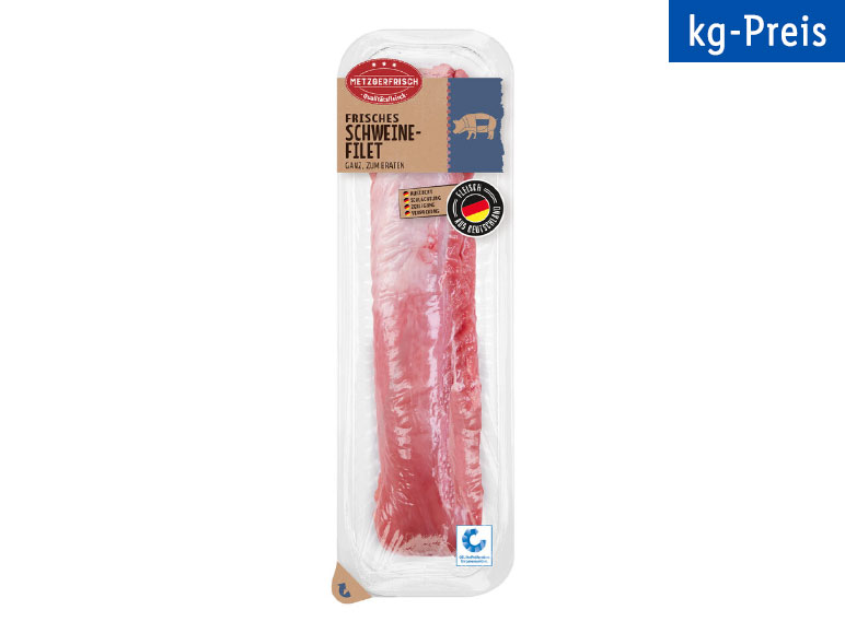 Metzgerfrisch Frisches Schweinefilet