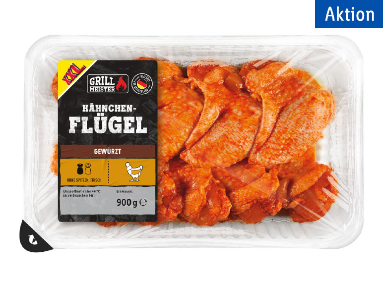 Grillmeister Hähnchenflügel XXL