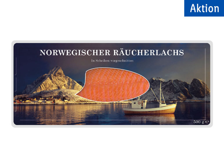 Norwegischer Räucherlachs