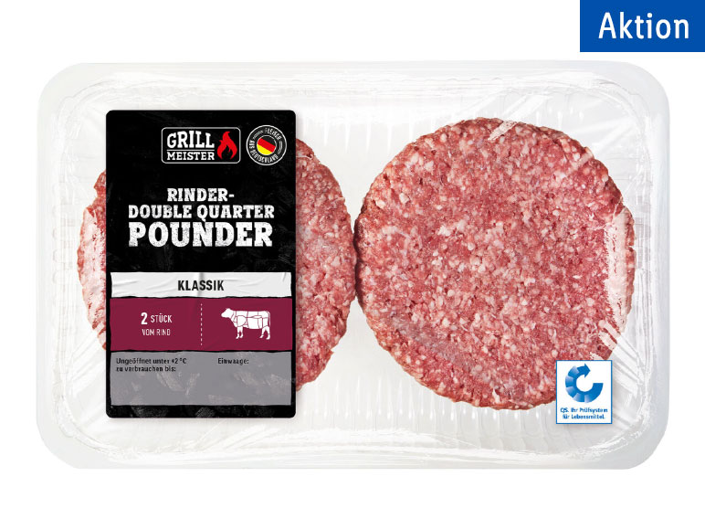 Grillmeister Double Quarter Pounder